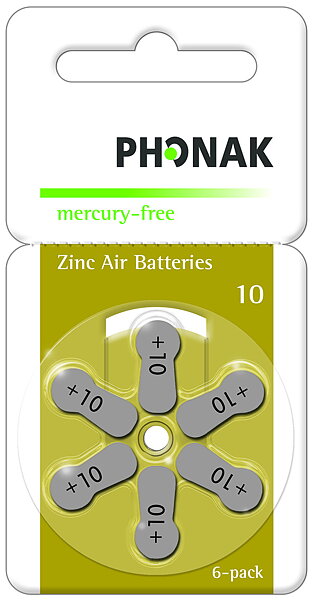 Billede af Phonak 10 Batteri