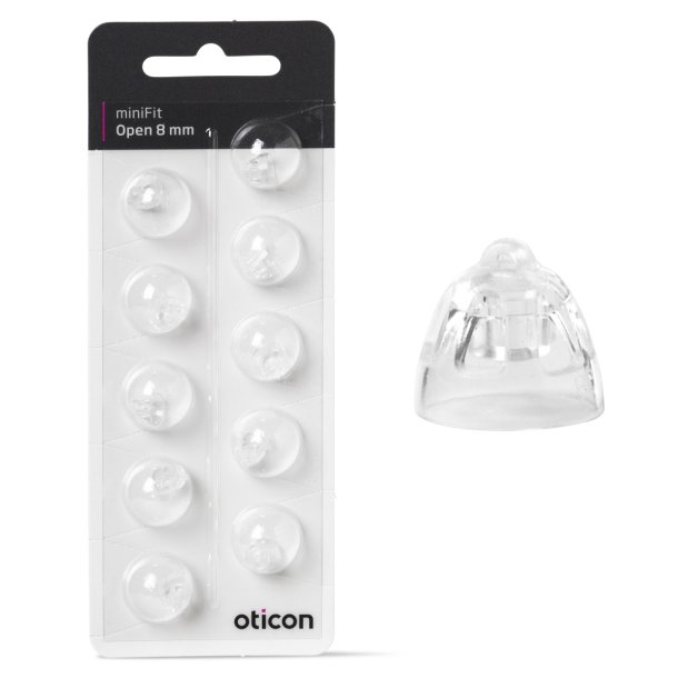 Oticon miniFit Open 8 mm dome