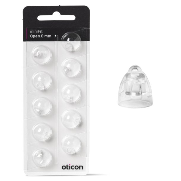 Oticon miniFit Open 6 mm dome
