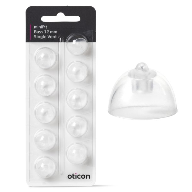 Oticon miniFit Bas-Dome (single vent)