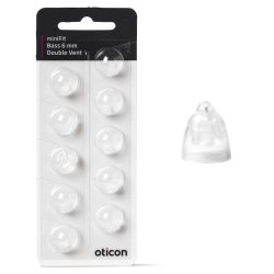 Oticon miniFit Bass-Dome (dobbelt vent)