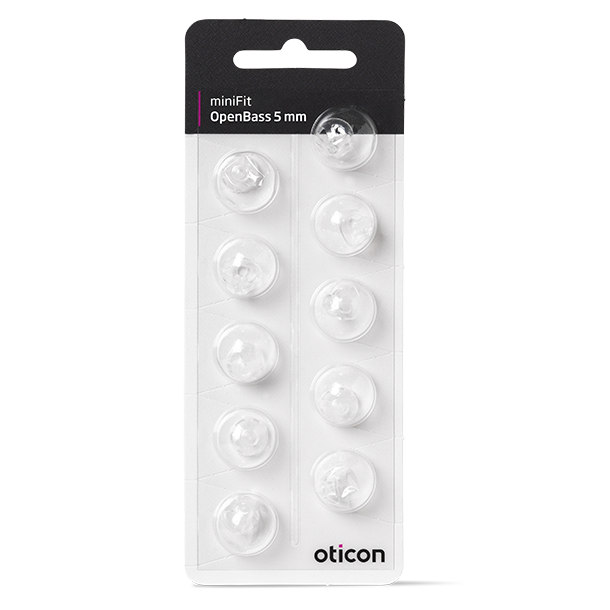 Oticon miniFit OpenBass domes Bestil her ->