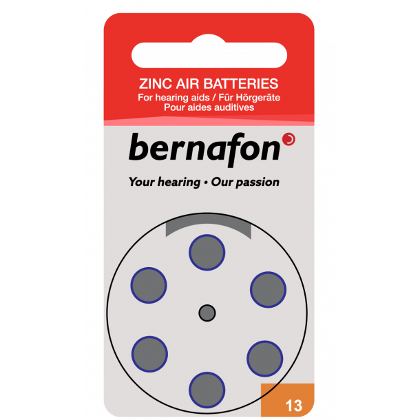Bernafon 13 Batteri