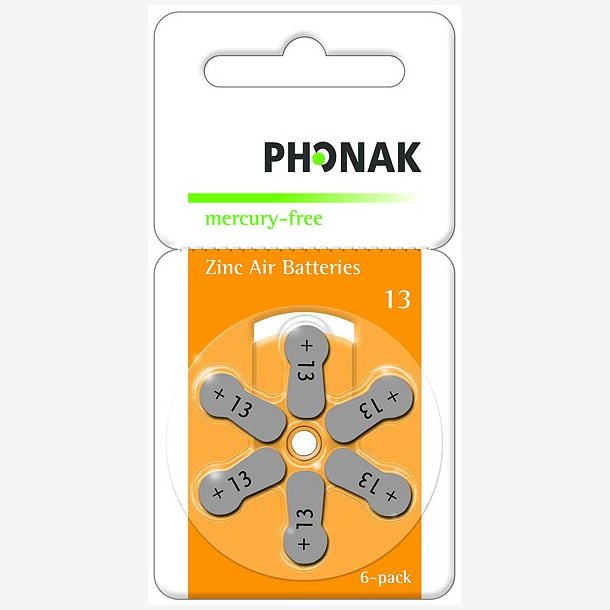 Phonak 13 batteri