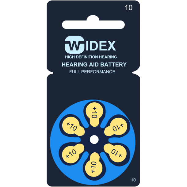 Widex 10 Batteri