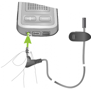 Externes Mikrofon fr ComPilot (kabelgebunden)